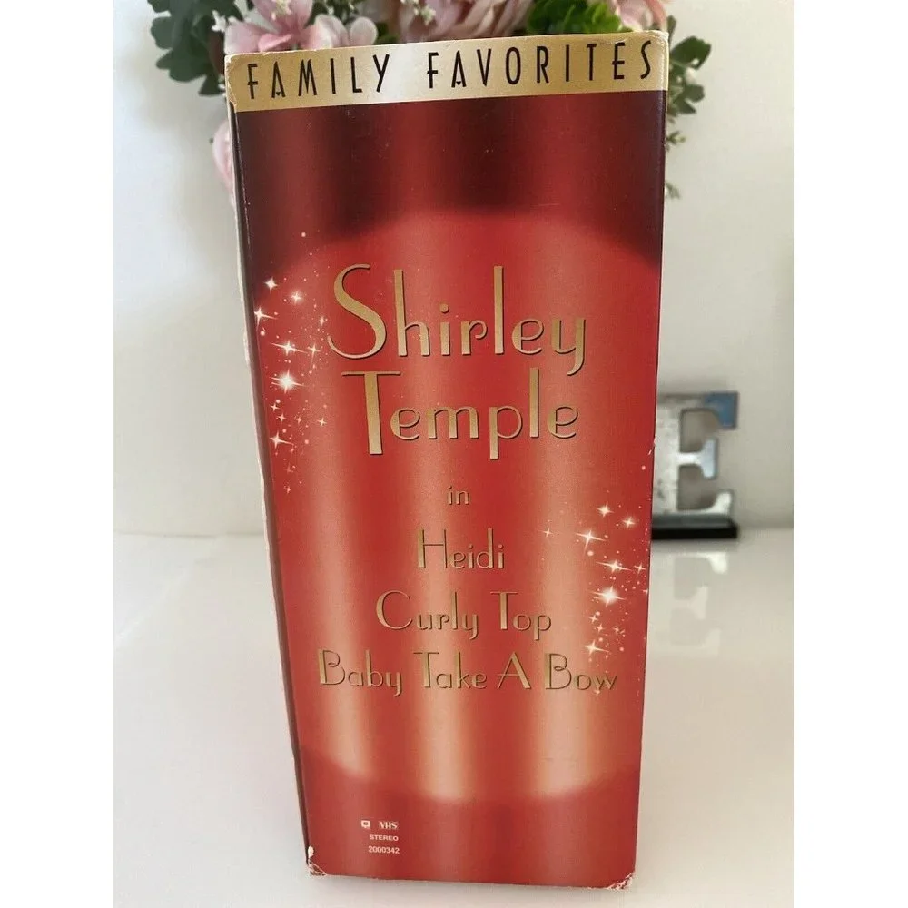 Shirley Temple Family Favorites Triple Pack 3 Movie‎ Collection VHS Set V3 2000